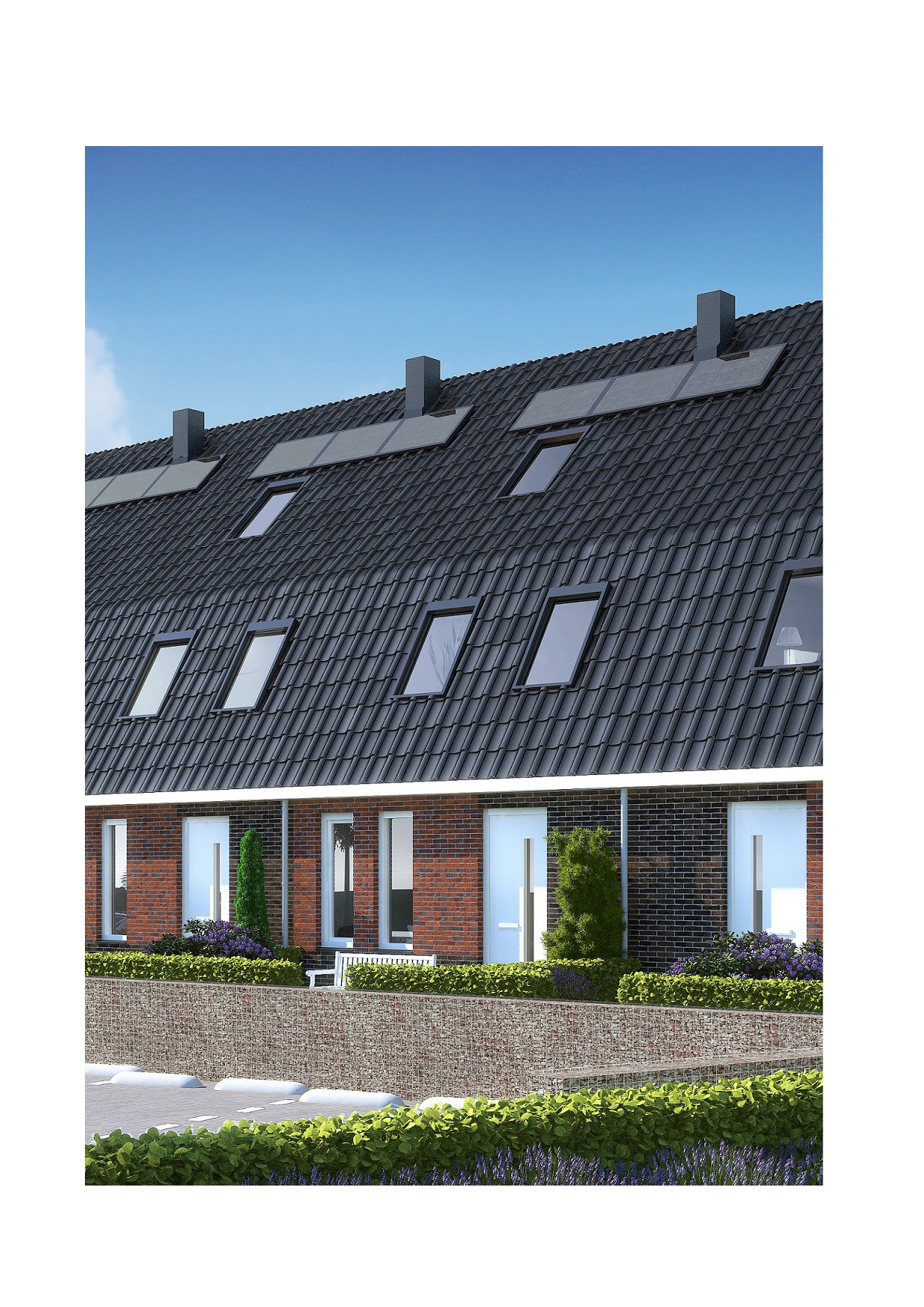 Close-up tussenwoning Smalwolde