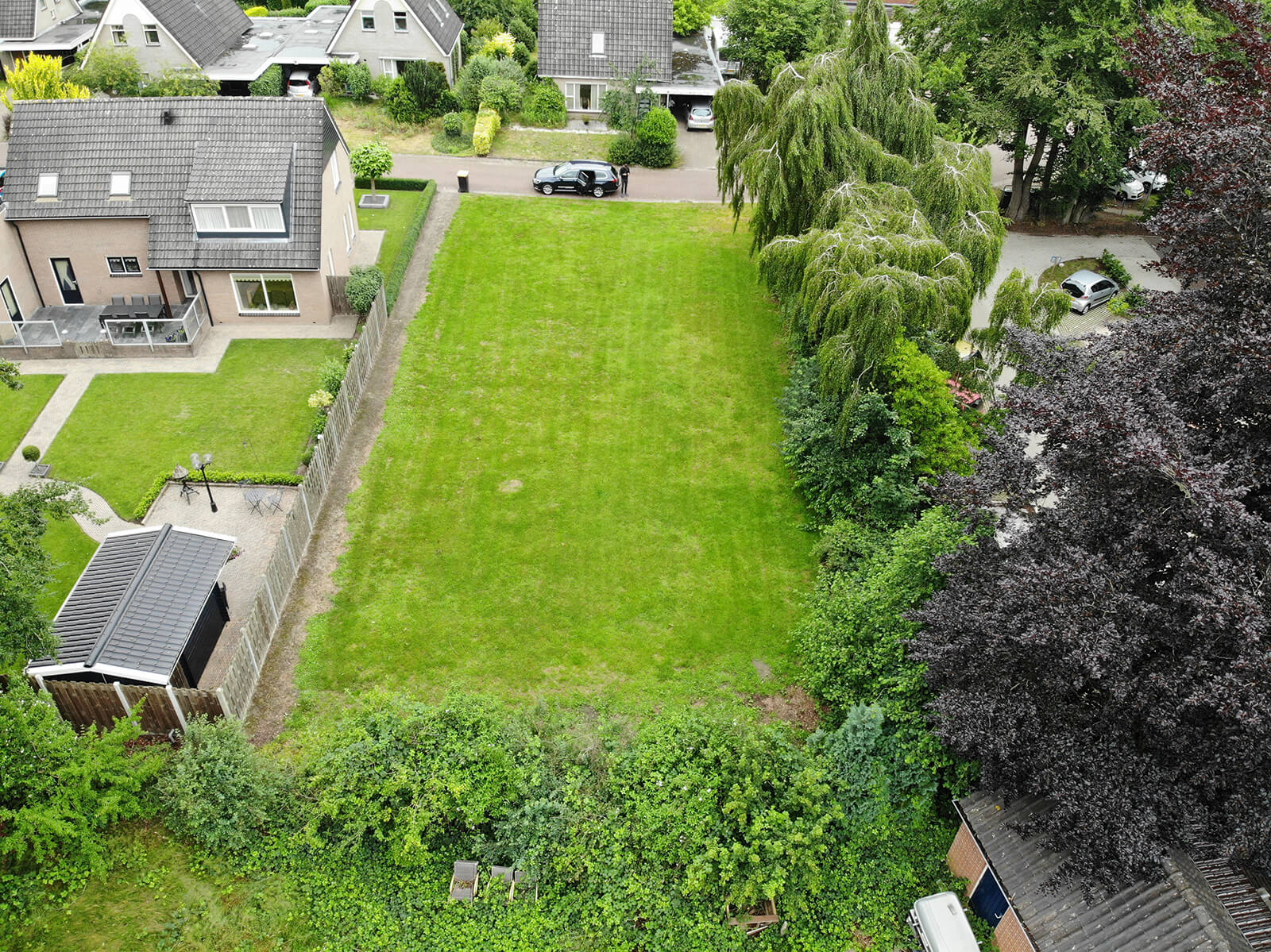 Bovenaanzicht project De Strubben in Annen